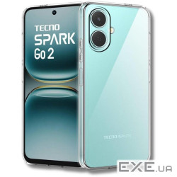 Чeхол-накладка BeCover для Tecno Spark Go 2 (KM4) Transparancy (714682)