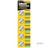 Батарейка TOSHIBA CR2032 BP 1X5 (00152703)