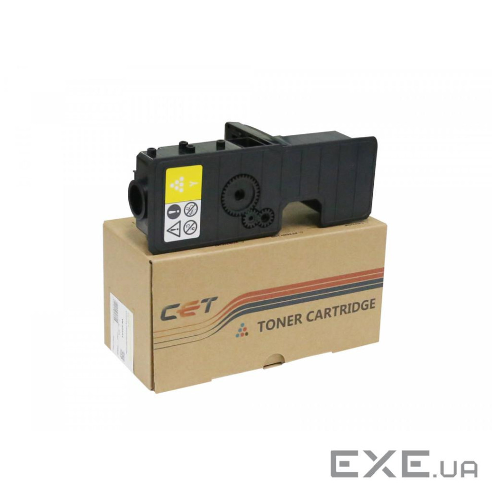 Тонер-картридж CET Kyocera Mita ECOSYS P5021/5521 TK-5220Y 1,2K, yellow (CET141136)