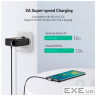 Дата кабель USB 2.0 AM to USB-C 3.0m 3A 90 corner US176 black Ugreen (70875)