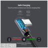 Дата кабель USB 2.0 AM to USB-C 3.0m 3A 90 corner US176 black Ugreen (70875)