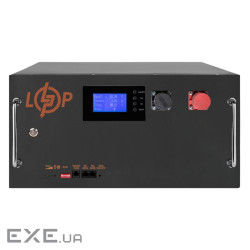 Аккумулятор LP LiFePO4 51,2V-150 Ah (7680 Wh) (BMS SP 150A/100 А) RM RS485/CAN LCD BL (41763)