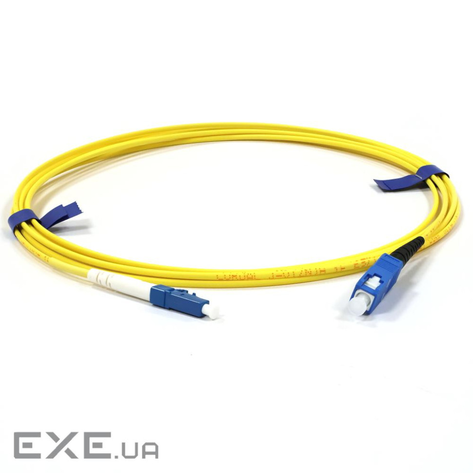 Патчкорд SC/UPC-LC/UPC SM 5м Simplex Slim (UPC-5SCLC(SM)S(ON)S)