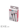 Дата кабель USB 2.0 AM to Lightning 1.0m 2.1A black XO (XO-NB200-L-1-BK)