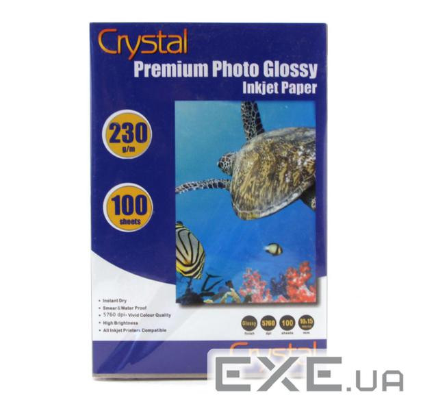 Фотопапір Crystal, глянсовий, A4, 230 г/м2, 50 арк (GL-A4-230-50) (GL-A4-230-50)