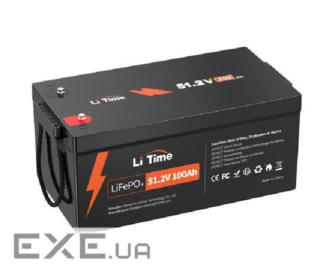 Акумулятор Li-TIME LiFePO4 BASIC 51,2V 100Ah 5120Wh(100 / 100A), заряд 57. (L51.2V100-BASIC-16-A250)