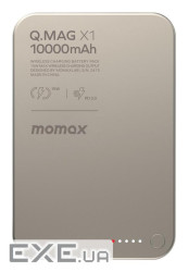 Портативний зарядний пристрій WRL 10000MAH Q.MAG X1 TITAN. IP117AE MOMAX