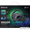 Ігрове кермо з двома педалями Defender Rager PC/PS/Xbox/Switch, чорне (64067)