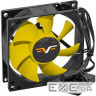 Вентилятор FRIME FYF80 Black/ Yellow 3-pin (FYF80HB3)
