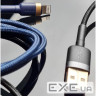 Дата кабель USB 2.0 AM to Lightning 2.0m 1.5A gold-black Baseus (CALKLF-CV1)