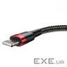 Дата кабель USB 2.0 AM to Lightning 2.0m 1.5A gold-black Baseus (CALKLF-CV1)