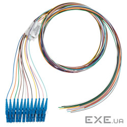 Пігтейл 1xLC, OS2, 1м, оболонки різного кольору, (12шт/пак) (F9TBN1NNNSZM001)