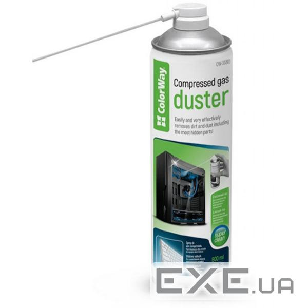 Стиснене повітря для чистки spray duster 800ml ColorWay (CW-3380)