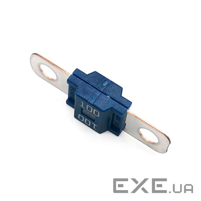 Запобіжник плоский SBFW-L-100, 100A, 58V, M6, 12х41mm, Blue (YT-SBFW-L-100) 41mm, Blue (YT-SBFW-L-100)