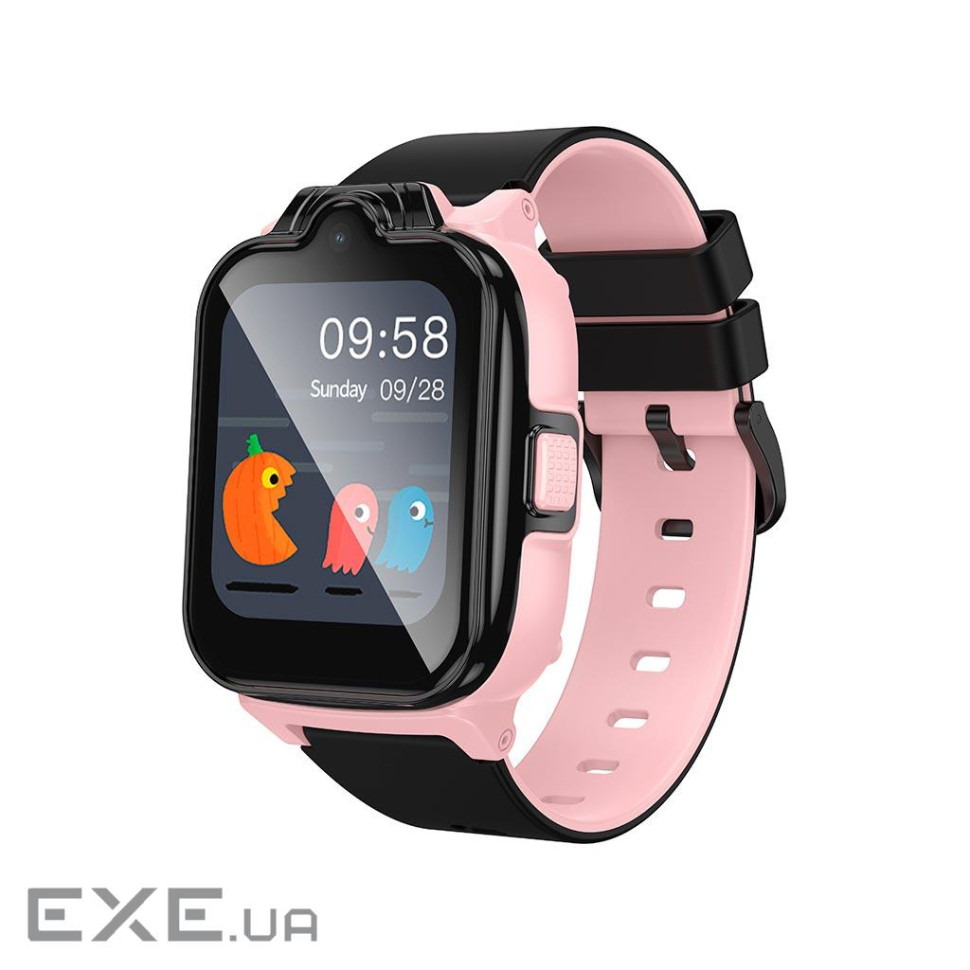 Смарт-годинник HOCO Y104 4G children phone-watch Pink (6942007646376)