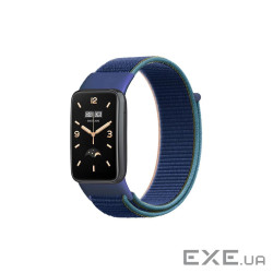 Ремінець до фітнес браслета Armorstandart нейлоновий для Xiaomi Smart Band 7 Pro Dark Navy (ARM66806