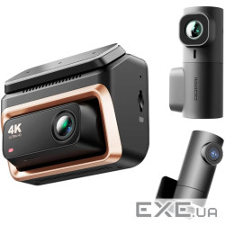 Відеореєстратор DDPAI Dashcam Z60 Pro + камера заднього виду + камера салону (6934915208395)