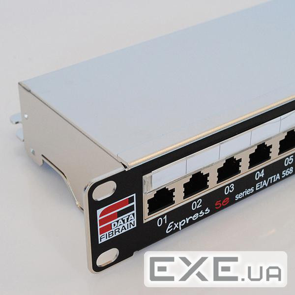 Патч-панель 19", 24xRJ45, FTP, Cat.5e, 1unit, Fibrain (XE100.250)