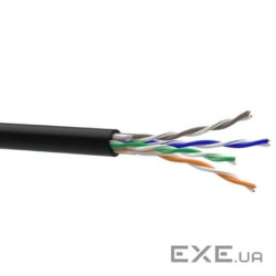 Кабель UTP cat 5e, бухта 305 м вуличний 2хпарний (4х жил. * 0,50) (OK-Net 2*2*0,50КПП-ВП (100))