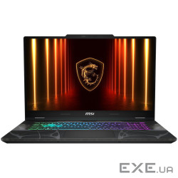 ноутбук 17.3FMI_144Hz/R5 240/16/512/RTX 5060 8GB/D OS/Translucent Black MSI Cyborg (9S7-17UL32-039)