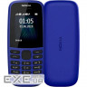 Мобильный телефон Nokia 105 DS 2019 Blue (16KIGL01A01)