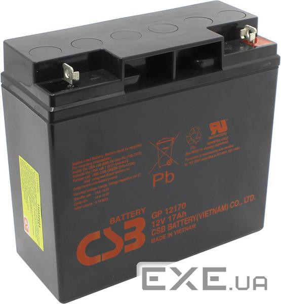 Акумуляторна батарея CSB 12V 17AH (GP12170) AGM