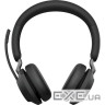 Гарнітура бездротова JABRA Evolve2 65 MS Stereo USB-A Black (EVOLVE2 65 MS Stereo USB-A+база )
