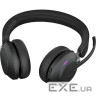 Гарнітура бездротова JABRA Evolve2 65 MS Stereo USB-A Black (EVOLVE2 65 MS Stereo USB-A+база )