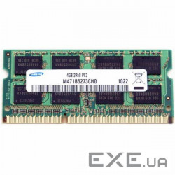 Оперативна пам'ять Samsung DDR3 SODIMM 4Gb 1600MHz (M471B5173QH0-YK0)