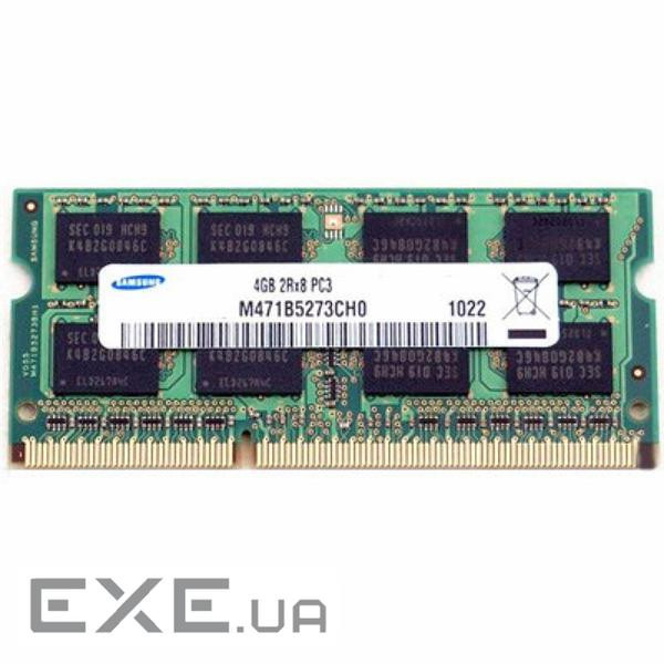 Оперативна пам'ять Samsung DDR3 SODIMM 4Gb 1600MHz (M471B5173QH0-YK0)