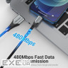 Кабель Vention USB - Lightning (M/M), 2.4 A, 1 м , Black (LABHF)