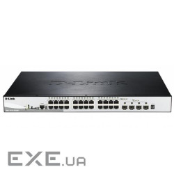 Комутатор мережевий D-Link DGS-1510-28XMP