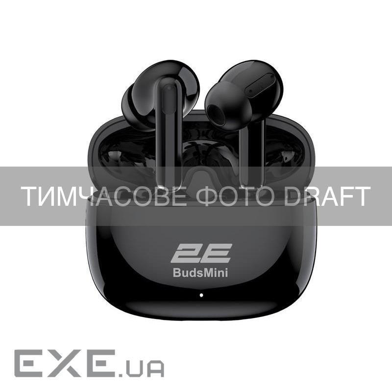 Навушники 2E BudsMini Black (2E-EBTWBMBK)