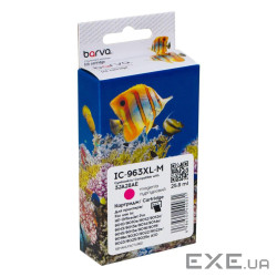 Картридж Barva HP 963XL (3JA24AE/3JA28AE) 1600 c, Magenta (IC-963XL-M)