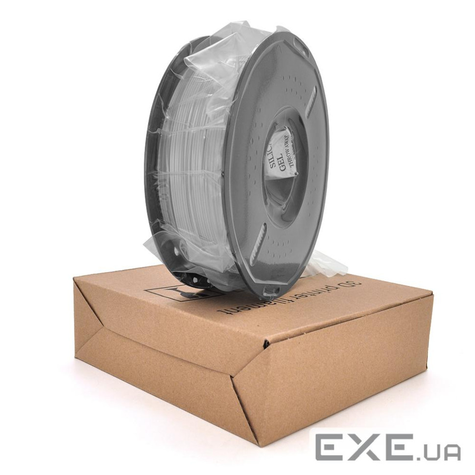 Нитка для 3D друку PLA+ 1,75мм, котушка 200*65мм, 1кг, Gray (PLA+ / 1 / 1,75 / g)