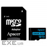 Карта пам'яті APACER microSDXC 128GB UHS-I U3 V30 Class 10 + SD-adapter (AP128GMCSX10U7-R)