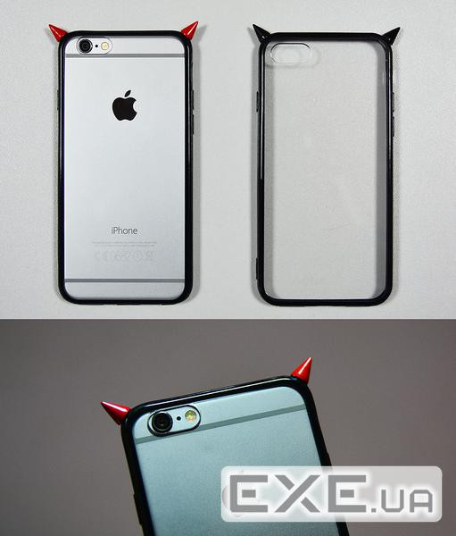 Накладка Рожки iPhone 7 Plus / 8 Plus (12598)