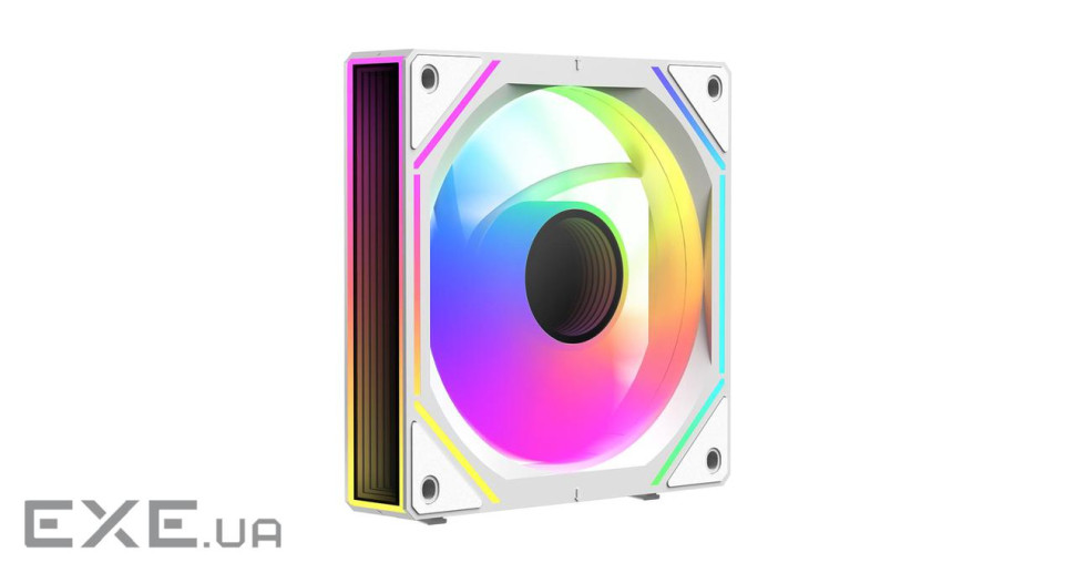 Корпусний вентилятор 120MM GAMMA F12 UNI ARGB білий (GAMMA-F12-WH1AM00U-GL)