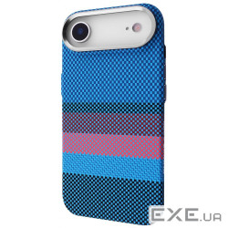 Чехол Gleam Case with Magnetic Ring iPhone 17 Air blue borders (65181 blue borders)