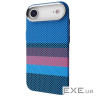 Чехол Gleam Case with Magnetic Ring iPhone 17 Air blue borders (65181 blue borders)