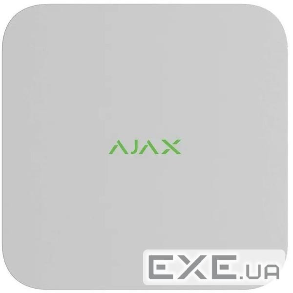 Мережевий відеореєстратор Ajax NVR, 8 каналів, jeweller, білий (000034516) (000034516)