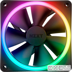 NZXT Fan RF-D12SF-B1 F120 RGB DUO 120mm FDB 4-pin PWM Black Retail