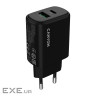 Зарядний пристрій Canyon OnCharge 200 20W 1xPD 1xQC EU Black (CNE-CHA200-31)