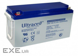 Акумуляторна батарея Ultracell UCG150-12 GEL 12 V 150 Ah (485 x 170 x 240) White Q1 / 34