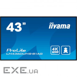 Інформаційний дисплей 42.5" IIYAMA ProLite (LH4360UHS-B1AG)