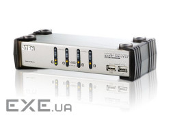 4-портовий комутатор USB KVMP , кабелі USB в комплекті (CS1734AC-AT)