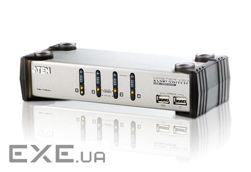 4-портовий комутатор USB KVMP , кабелі USB в комплекті (CS1734AC-AT)