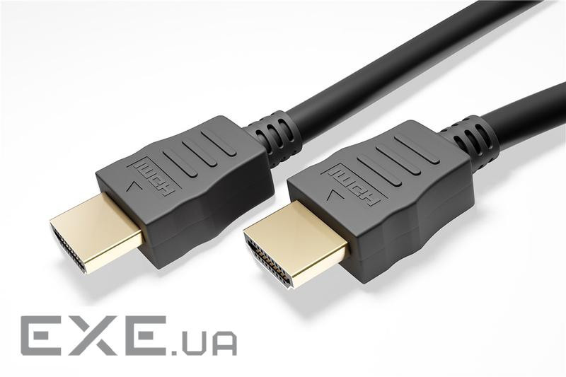 Кабель монітора-сигнальний HDMI M/M 5.0m,HS+HEC+eARC 8K@60Hz v2.1 HDR Cu,чорний (75.05.8266-1) (75.05.8266-1)
