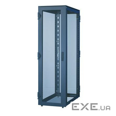 Шафа 42U 60x100,б/ бок,прф.дв.,800кг,7021 (10130133)