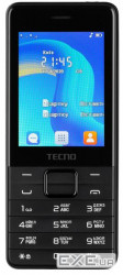Мобільний телефон Tecno T454 Black (4895180745973)